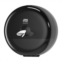 Диспенсер для туалетной бумаги в мини- рулонах черный Tellus/ TORK SmartOne 681008